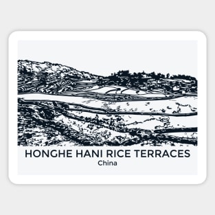 Honghe Hani Rice Terraces - China Sticker